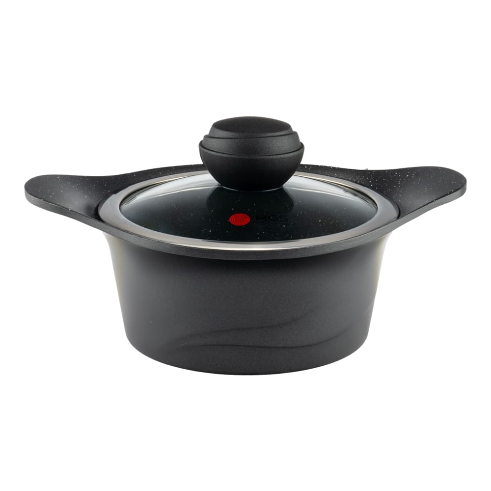سرویس قابلمه 12 پارچه گرانیت طرح کره ای C کد KC1216 قابلمه 16