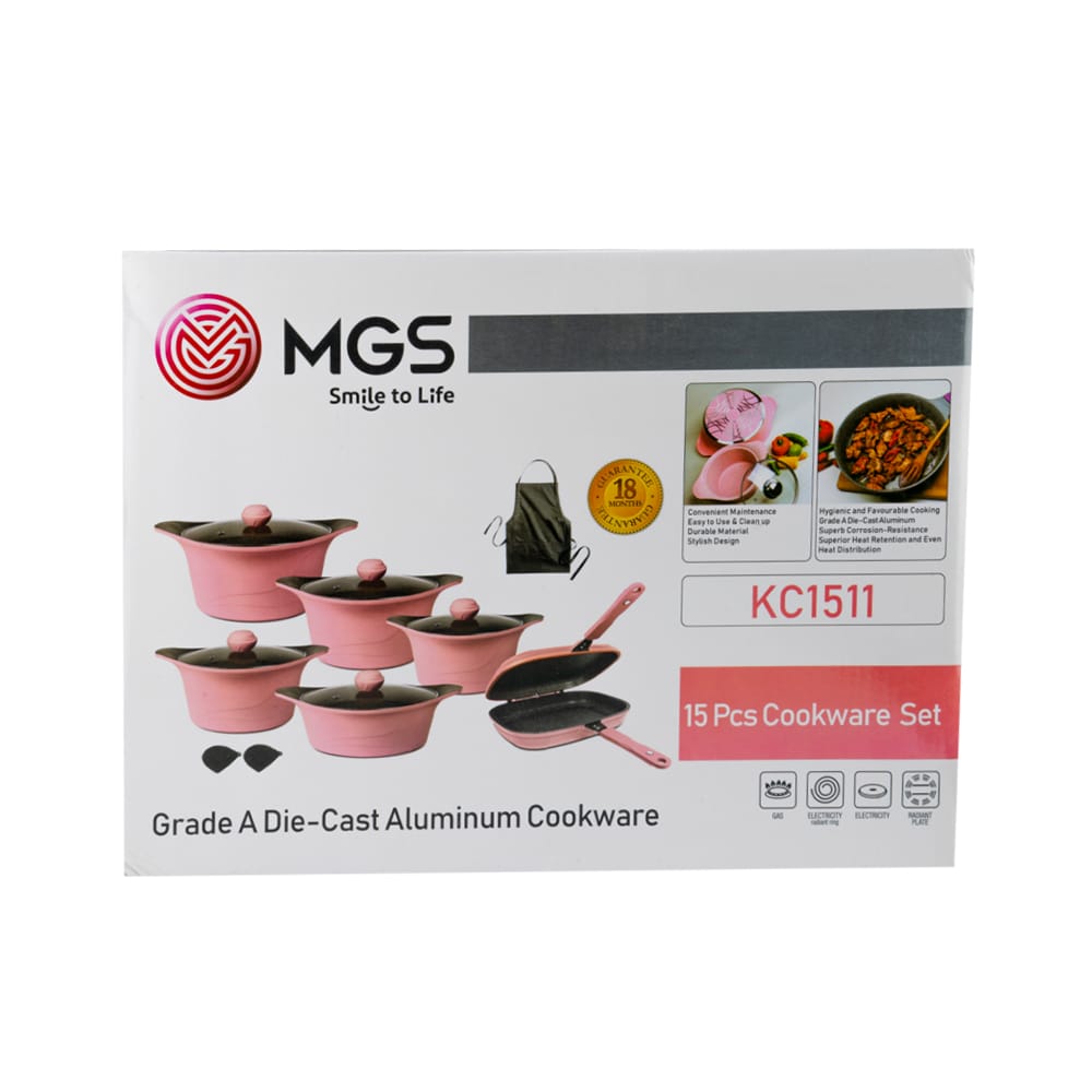 سرویس قابلمه 15 پارچه گرانیت طرح کره ای C