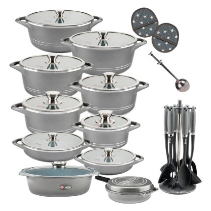 سرویس قابلمه 33 پارچه گرانیت طرح ایتالیا B