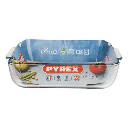 تابه پیرکس مربع دسته دار کد 220B