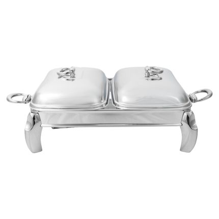 سوفله دوقلو مستطیل کروم کد OW3104