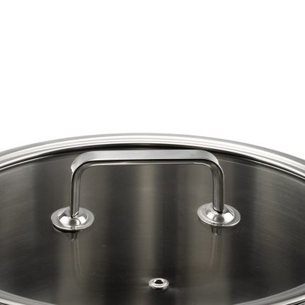 درب قابلمه استیل سایز 28 کد PS6123