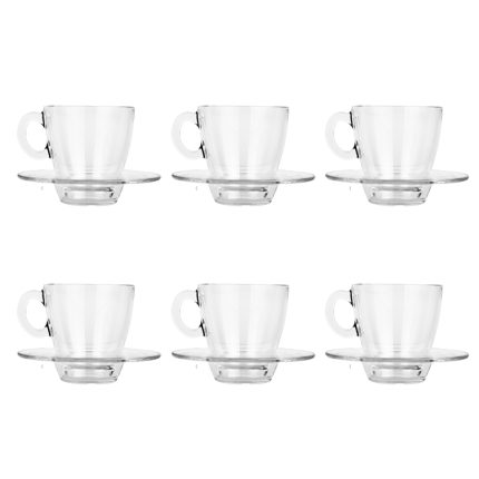 فنجان و نعلبکی آکوا پاشاباغچه 6 عددی کد 95040