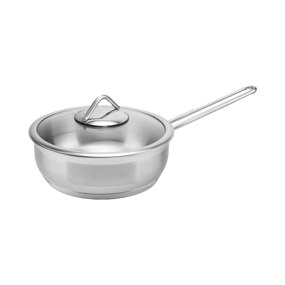 تابه استیل تک دسته سایز 20 کد 4114 1