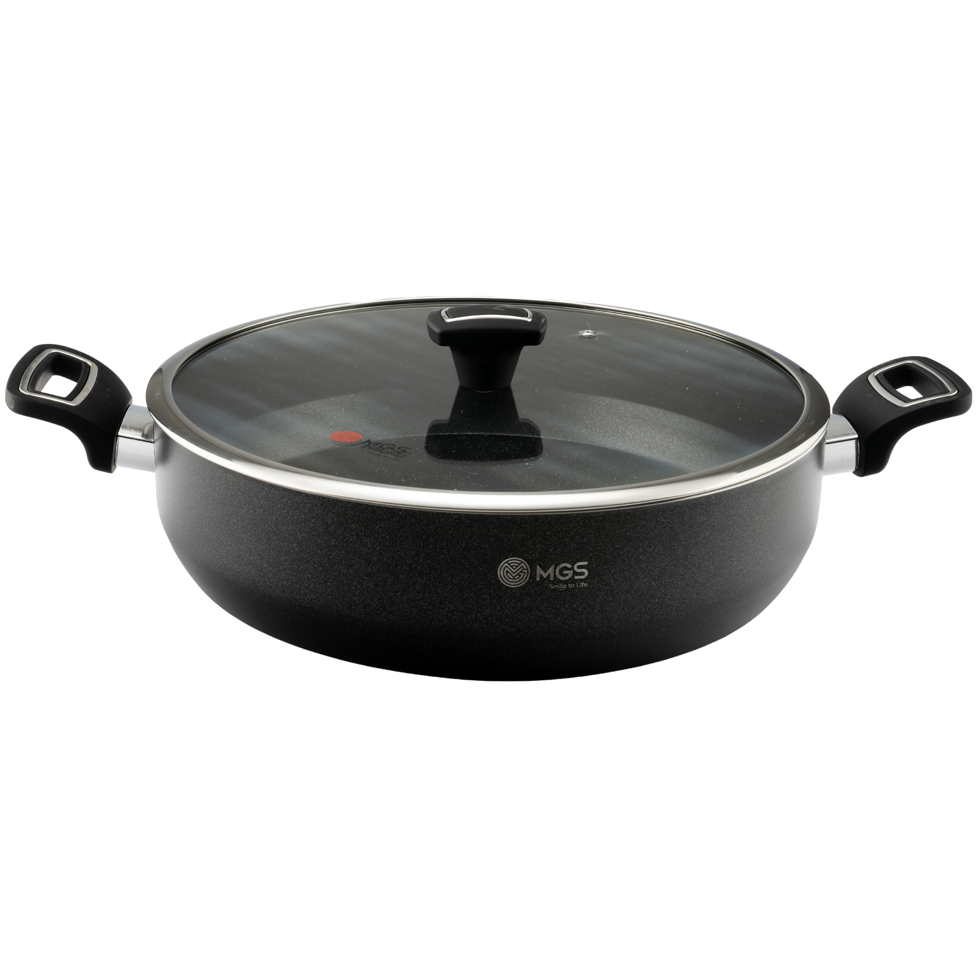 تابه گرانیت سایز 32 دو دسته مدل گارنت کد GR02
